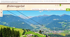 Desktop Screenshot of niedereggerhof.it